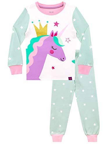 Harry Bear Pijamas para niÃ±as Unicornio Ajuste CeÃ±ido Multicolor 7-8 AÃ±os