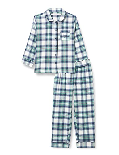 Women'secret Pijama Largo, Estampado Verde, 7-8 para Mujer